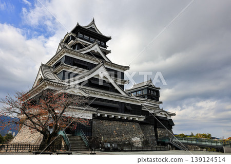 Kumamoto Castle, Historic Japanese Castle and Landmark reconstructed from the 2016 earthquake damage. Kumamoto Castle, Historic Japanese Castle and Landmark reconstructed from the 2016 earthquake damage. 139124514
