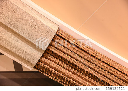 A cross-section showing the interior details of an ancient construction at Kumamoto Castle. A cross-section showing the interior details of an ancient construction at Kumamoto Castle. 139124521