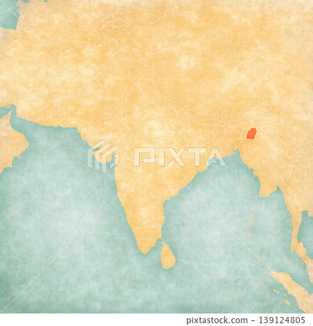 Map of India - Manipur Map of India - Manipur 139124805