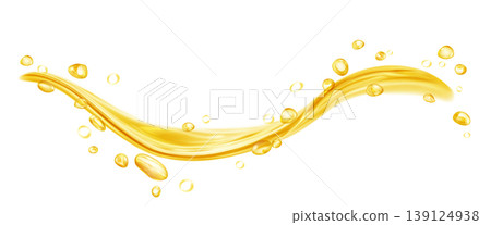 Transparent water splash with drops Transparent water splash with drops 139124938