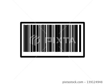 Barcode Simple Black Barcode Simple Black 139124948