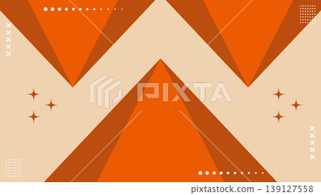 Abstract Triangle Orange Pyramid Modern Banner Background.Vector Illustration Abstract Triangle Orange Pyramid Modern Banner Background.Vector Illustration 139127558