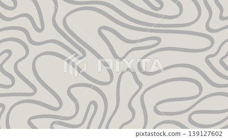 Abstract Contours Line Modern Hand Drawn Background.Vector Illustration Abstract Contours Line Modern Hand Drawn Background.Vector Illustration 139127602