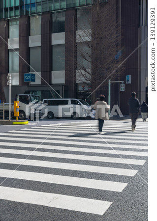 Pedestrians in Yaesu, Chuo Ward - Business District [City Image] 139129391