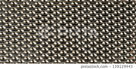 Shiny metal links surface Shiny metal links surface 139129443