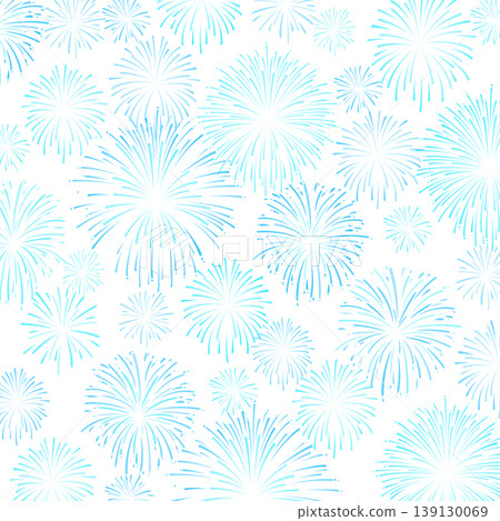 藍色煙火圖案背景_方形 藍色煙火圖案背景_方形 139130069