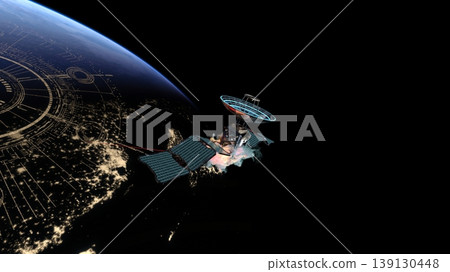 衛星和地球 139130448