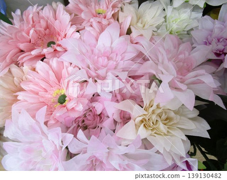 Colorful artificial flower bouquet Colorful artificial flower bouquet 139130482
