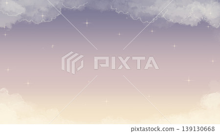 Background image of a starry sky surrounded by clouds. Features a soft gradient sky and sparkling stars. Includes space for copying. Background image of a starry sky surrounded by clouds. Features a soft gradient sky and sparkling stars. Includes space for copying. 139130668