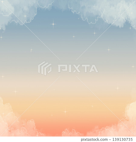 星空背景圖,周圍環繞著雲朵;漸層天空,留有大量空白;可放置橫幅/廣告文案。 星空背景圖,周圍環繞著雲朵;漸層天空,留有大量空白;可放置橫幅/廣告文案。 139130735
