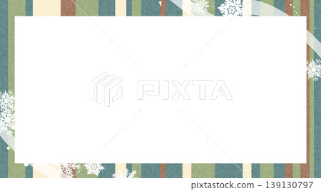 Woody-colored random stripe frame Woody-colored random stripe frame 139130797