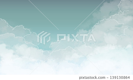 天空和雲朵的背景素材,帶有柔和的漸變效果。蓬鬆的雲朵構成自然背景,帶有白色邊框。包含文字空間。 天空和雲朵的背景素材,帶有柔和的漸變效果。蓬鬆的雲朵構成自然背景,帶有白色邊框。包含文字空間。 139130864