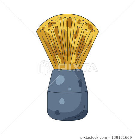 Illustration of shaving brush Illustration of shaving brush 139131669