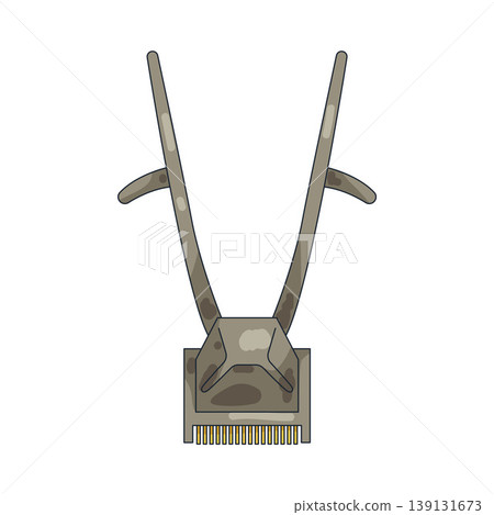 Illustration of old hair clipper Illustration of old hair clipper 139131673