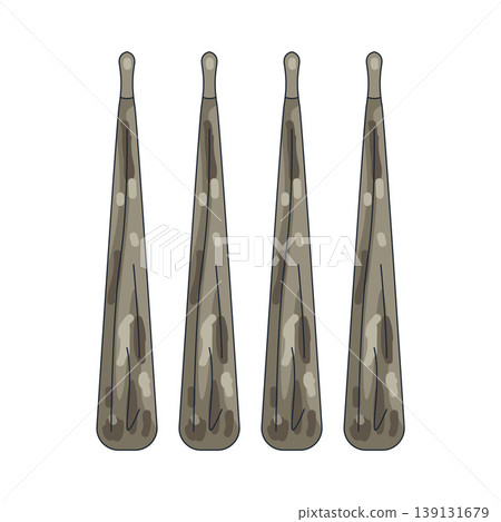 Illustration of hair extension Illustration of hair extension 139131679