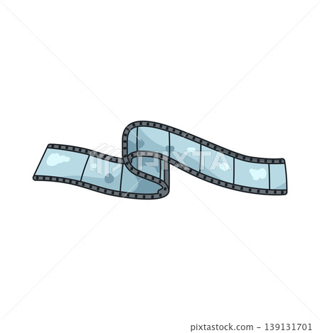 Illustration of film strip 139131701