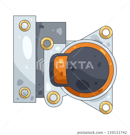 Illustration of throttle body Illustration of throttle body 139131742