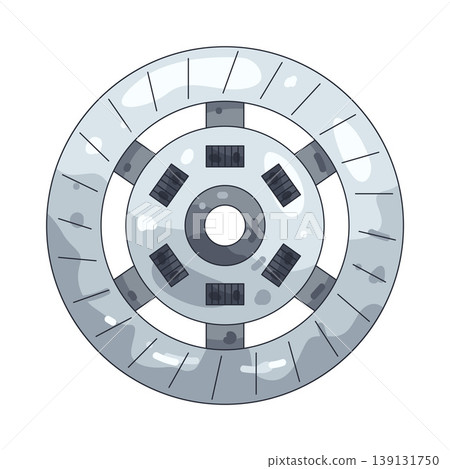 Illustration of clutch plate 139131750