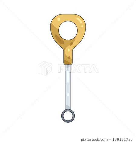 Illustration of oil dipstick Illustration of oil dipstick 139131753