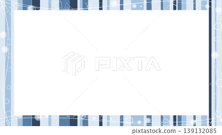 Cool winter-colored random stripe frame Cool winter-colored random stripe frame 139132085