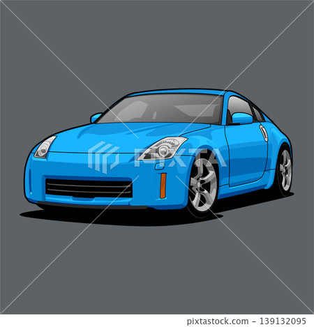 Cartoon car vector illustration for conceptual design. 139132095