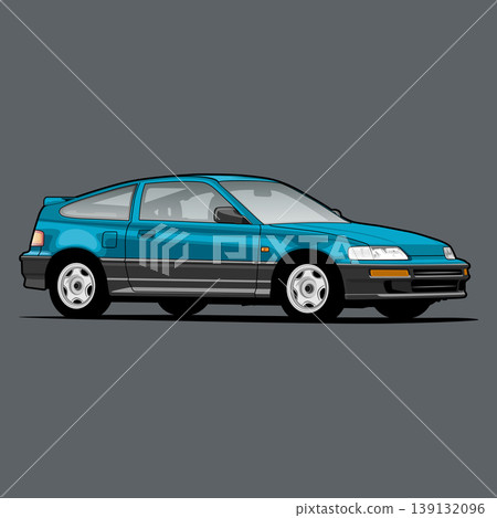 Cartoon car vector illustration for conceptual design. Cartoon car vector illustration for conceptual design. 139132096