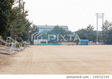 A ground with a backstop A ground with a backstop 139132145