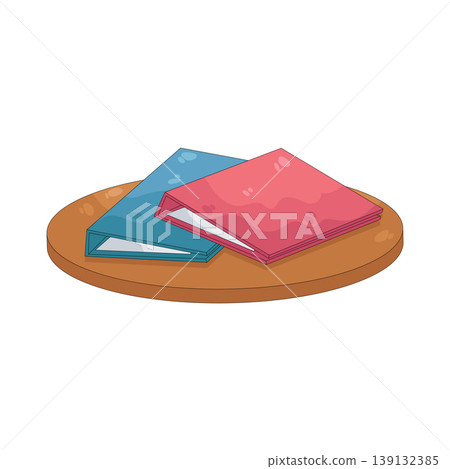 Illustration of binder Illustration of binder 139132385