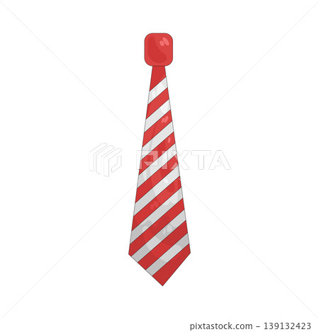Illustration of striped tie Illustration of striped tie 139132423