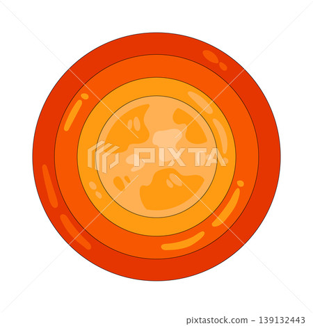 Illustration of Sun layer Illustration of Sun layer 139132443