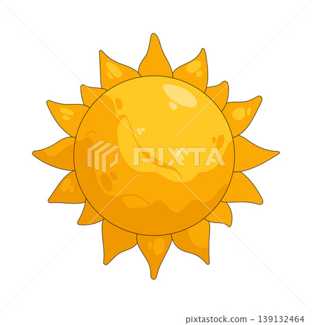 Illustration of sun Illustration of sun 139132464