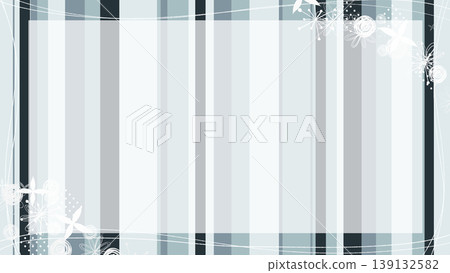 Monochromatic winter-colored random stripe frame 139132582