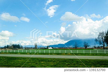 View of Canada Countryside, Fraser Valley, BC View of Canada Countryside, Fraser Valley, BC 139132700