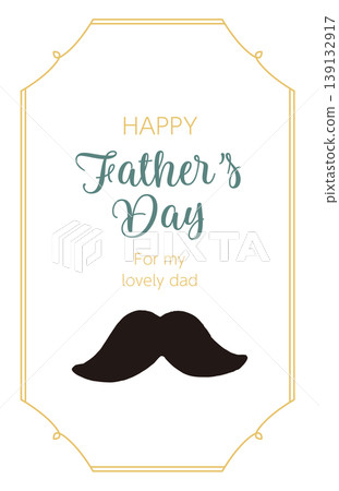 Father's Day Flower Banner (Vector material for gifts to express gratitude) Father's Day Flower Banner (Vector material for gifts to express gratitude) 139132917