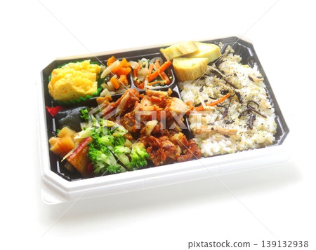 A delicious-looking bento box (minced food) A delicious-looking bento box (minced food) 139132938