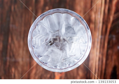 Ice water in a glass Ice water in a glass 139133053