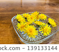 盤子裡的蒲公英花 139133144