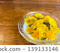盤子裡的蒲公英花 139133146