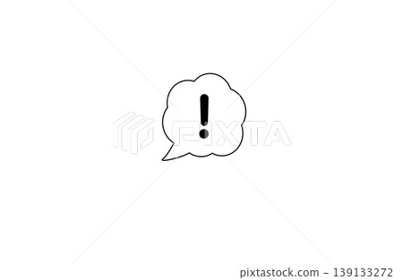 Pop art speech bubbles and exclamation mark illustrations 139133272