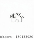 Eco Friendly Home Green Living Concept Sustainable House Design 139133920