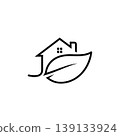 Simple Green Plant Leaves Growth Icon Graphic Design 139133924