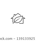 Eco Friendly Home Green House Nature Environment Concept 139133925
