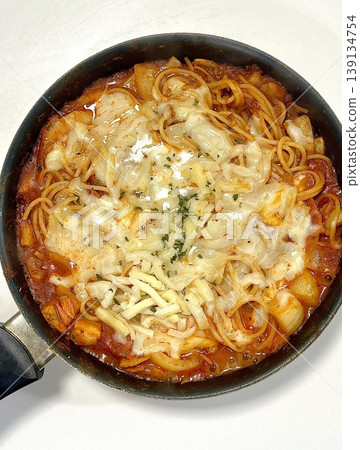 Classic spaghetti coated in rich tomato sauce, offering a simple yet delicious combination of tangy, savory flavors perfect for a comforting meal. Classic spaghetti coated in rich tomato sauce, offering a simple yet delicious combination of tangy, savory flavors perfect for a comforting meal. 139134754