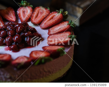 desserts at a hotel buffet 139135009