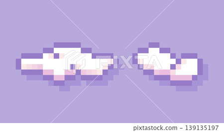 Pixel art cloud. Pixel art cloud. 139135197
