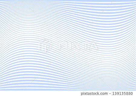 Abstract Light Blue Wavy Lines Pattern. 139135880