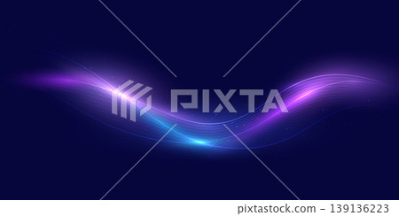 glowing wave line 38 glowing wave line 38 139136223