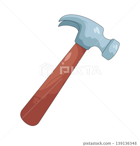 Illustration of hammer Illustration of hammer 139136348