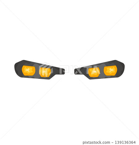Illustration of car headlight 139136364