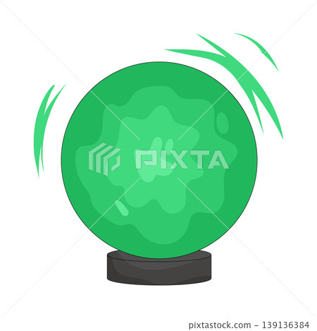 Illustration of green light Illustration of green light 139136384